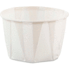 DART® SCC200, Heavy Duty Pleated Souffle Cups, White, 5,000/Case