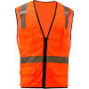 GSS Safety 1506 Multi-Purpose Class 2 Mesh Zipper 6 Pockets Safety Vest, Orange, 2XL