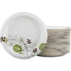 Dixie® DXESXP9PATHPK, Pathways Paper Plates, 8-1/2" Dia., Green/Burg/Wht, 125/Pack