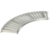Omni Metalcraft 1-3/8" Dia. Steel Roller Conveyor Curved Section RSHC1.4-18-3-90