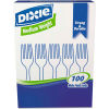 Dixie Forks, Heavy/Medium Weight, Plastic, 100/Box, White
