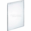 Global Approved 162716 Vertical Wall Mount Acrylic Sign Holder, 7" x 11", Acrylic
