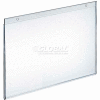 Global Approved 162719 Horizontal Wall Mount Acrylic Sign Holder, 10" x 8", Acrylic