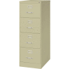 Hirsh Industries® 26-1/2" Deep Vertical File Cabinet 4-Drawer Legal Size - Putty