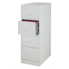 Hirsh Industries® 26-1/2" Deep Vertical File Cabinet 4-Drawer Legal Size - Light Gray