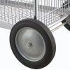 10 Inch Semi Pneumatic Wheels on Mail and Office File Cart