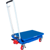 Global Industrial Mobile Scissor Lift Table, 27"L x 17"W Platform, 330 Lb. Cap.