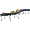 Global Industrial Portable Flexible & Expandable 6'2"-24'8" Conveyor - Nylon Wheels - 18"W