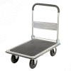 Global Industrial Folding Platform Truck 35x23 Solid Steel Deck - 8" Pneumatic - 600 Lb. Cap.
