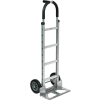 Global Industrial™ Aluminum Hand Truck - Pin Handle - Mold-On Rubber Wheels