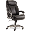 Alera® Executive Leather Chair with Coil Spring Cushioning - Leather - Black - Veon Series 