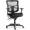 Alera® Multifunction Mesh Chair - Fabric - Mid Back - Black - Elusion Series