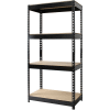 Hirsh Industries® Riveted Steel Boltless Shelving Unit, 30"W x 16"D x 60"H,4-Shelf, 3800lbs Cap