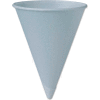 SOLO® Bare Treated Paper Cone Water Cups, 6 oz, WH, 200/Sleeve, 25 Sleeves/Carton