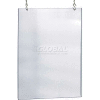 Global Approved 172740 Acrylic Hanging Poster Frame, 30" x 40", Acrylic ,1 Piece