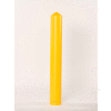 Eagle Smooth Bollard Post Sleeve 6" Yellow, 1736Y