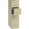Hirsh Industries® 25" Deep Vertical File Cabinet 4-Drawer Letter Size - Putty