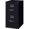 Hirsh Industries® 22" Deep Vertical File Cabinet 2-Drawer Letter Size Black
