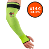 Ergodyne® ProFlex® 7941 Hi-Vis Cut-Resistant Protective Arm Sleeve, 18", 144 Pair, LIme
