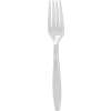 SOLO® GBX5FW-00007 Guildware Forks, Polystyrene, Clear, 1000/Carton