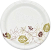 Dixie® DXESXP6WSPK, Pathways Paper Plates, 5-7/8" Dia., Gold/Brown/Wht, 125/Pack