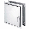 Omnimed® Stainless Steel Pass-Thru Cabinet with Key Lock, 12"H x 11-1/2"W x 6"D