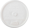 Dart®DCC12UL, Plastic Lids for Hot/Cold Foam Cups, White, 1000/Carton