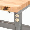 Optional Electric Wiring Kit on Butcher Block Top Workbench