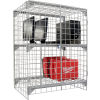 Wire Mesh Security Cage - Ventilated Locker - 36 x 24 x 48
																			