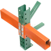 Husky Rack & Wire Pallet Rack Teardrop Beam - 96"L, 4,190 Cap Per/Pair (2 PCS)