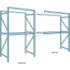 Husky Rack & Wire Teardrop Pallet Rack Starter With Wire Deck - 120"W x 48"D x 120"H