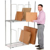 Dual Level Carton Stand With 6 Dividers
																			