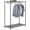 Free Standing Clothes Rack - 2 Shelf - 48"W x 24"D x 63"H