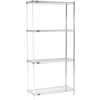 Nexel® Chrome Wire Shelving Add-On - 42"W x 14"D x 86"H