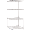 Nexel® Chrome Wire Shelving Add-On - 36"W x 30"D x 86"H