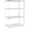 Nexel® Chrome Wire Shelving Add-On - 48"W x 30"D x 86"H