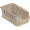 Akro-Mils AkroBin® Plastic Stacking Bin 30220 - 4-1/8"W x 7-3/8"D x 3"H, Stone - Pkg Qty 24