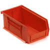 Akro-Mils® AkroBin® Plastic Stack & Hang Bin, 4-1/8"W x 7-3/8"D x 3"H, Red - Pkg Qty 24