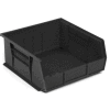 Akro-Mils® AkroBin® Plastic Stack & Hang Bin, 11"W x 10-7/8"D x 5"H, Black - Pkg Qty 6