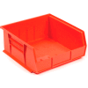 Akro-Mils® AkroBin® Plastic Stack & Hang Bin, 16-1/2"W x 10-7/8"D x 5"H, Red - Pkg Qty 6
