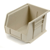 Akro-Mils AkroBin® Plastic Stacking Bin 30239 - 8-1/4"W x 10-3/4"D x 7"H, Stone - Pkg Qty 6