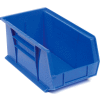 Akro-Mils AkroBin® Plastic Stacking Bin 30240 - 8-1/4"W x 14-3/4"D x 7"H, Blue - Pkg Qty 12