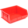Akro-Mils® AkroBin® Plastic Stack & Hang Bin, 16-1/2"W x 14-3/4"D x 7"H, Red - Pkg Qty 6