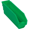 Global Industrial™ Plastic Nesting Storage Shelf Bin 2-3/4"W x 11-5/8"D x 4"H Green - Pkg Qty 24