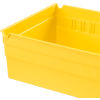 V Notch on Rear of Shelf Bins, Parts Bin, Bin Box, Plastic Shelf Bin