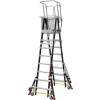 Little Giant® Aerial Safety Cage 8'-14' W/ Click Casters - 18515-240