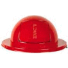 Rubbermaid® FG1855RD Steel 55 Gallon Self-Closing Dome Drum Top - Red