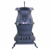 Railroad Potbelly Coal Stove 1869, 75000 BTU, 1500 Sq. Ft.