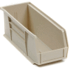 Akro-Mils AkroBin® Plastic Stacking Bin 30224 - 4-1/8"W x 10-7/8"D x 4"H, Stone - Pkg Qty 12