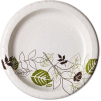 Dixie® UX9PATHPK, Pathways Paper Plates, 8-1/2" Dia., Green/Burg/Wht, 15/Pack